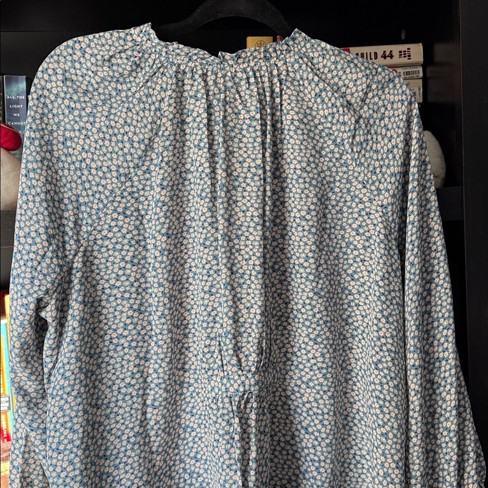 Madewell Silk Poet Top in Bitsy Floral - Picture 5 of 6